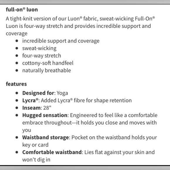 Lululemon Wunder Under Hi-Rise womens size 12 - Picture 7 of 7